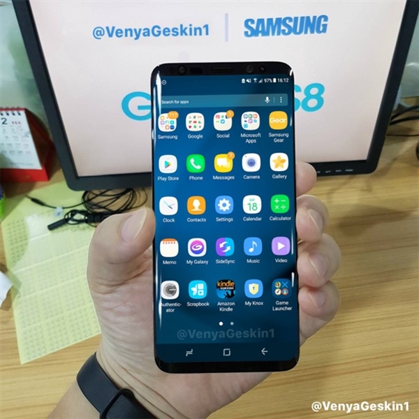 三星Galaxy S8迄今最高清正臉照：瞬間中毒