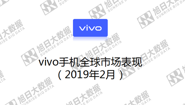 vivo手機全球市場(chǎng)表現（2019年2月）