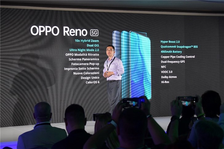 OPPO宣布在意大利正式發(fā)布OPPO Reno 5G版